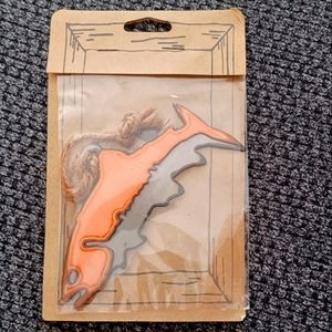🆕 H & K Studios Copper Fish Rustic Wildlife Christmas Ornament